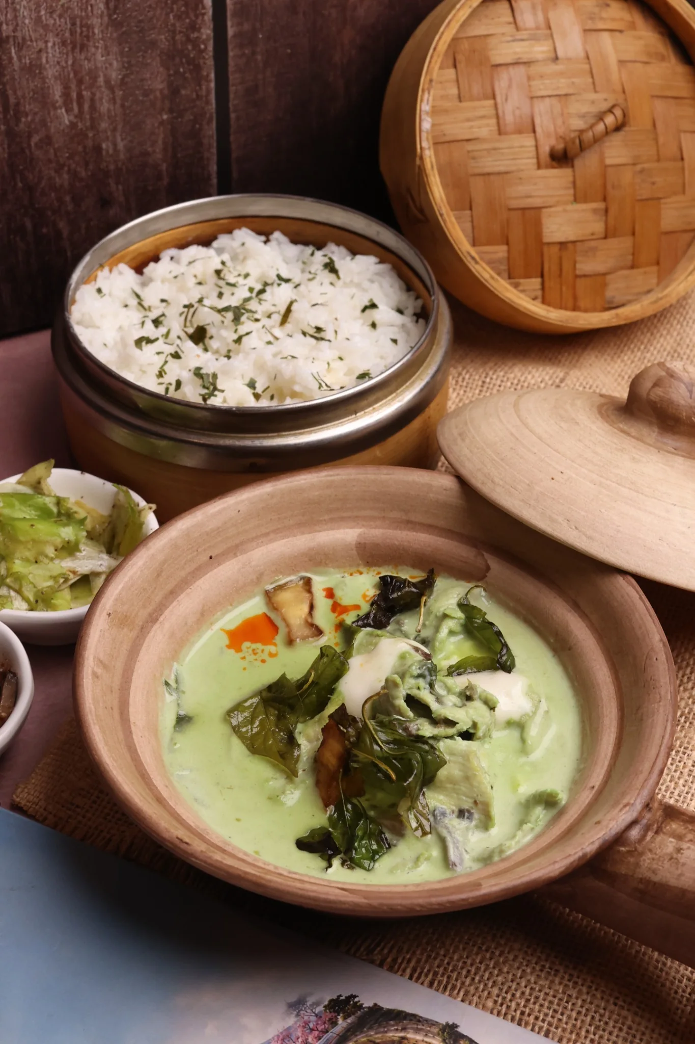 Thai curry and rice